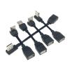 5cm 10cm 20cm 30cm USB 2,0 EIN Stecker an Buchse 90 abgewinkeltes Verlngerung Kabel USB 2,0 Stecker an Buchse rechts/Links/unte(5CM,AMLE-AF) view 2