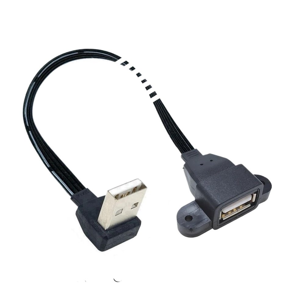 5cm 10cm 20cm 30cm USB 2,0 EIN Stecker an Buchse 90 abgewinkeltes Verlngerung Kabel USB 2,0 Stecker an Buchse rechts/Links/unte(1M,AMDO-AFP)