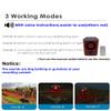 HULPPRE 2pack Solar Outdoor Motion Sensor Alarm-Dog Barking or Gunshot Sound,Support Recording&Volume,130db Loud Noise Maker,3 Work Modes Strobe Light with USB,Say Goodbye to The Intruders view 4