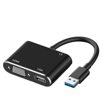 bodateng 2 in1 USB 3.0 to HDMI-Compatible Converter