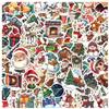 108Pcs Stickers Pack with Festive Holiday Design for Kids Teens Decorations Scrapbooking DIY Winter Themed Party Supplies Vinyl Waterproof Laptop Water Bottles Journals view 1