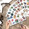 108Pcs Stickers Pack with Festive Holiday Design for Kids Teens Decorations Scrapbooking DIY Winter Themed Party Supplies Vinyl Waterproof Laptop Water Bottles Journals view 2