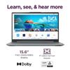 Lenovo 15.6" FHD Touchscreen IdeaPad 3i - Office 365 for The Web - Intel Core i3-12GB RAM - 256GB Storage - HDMI - Windows 11 w/o Earbuds view 4