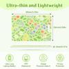 Wallet Tracker Card for Apple Find My (iOS Only), Ultra-Slim Rechargeable Bluetooth Tracking Card for Wallets, Keys, Passport & Luggage, Water-Resistant Wallet Finder Smart Card Green Floral view 4