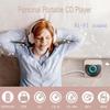 Portable CD Player, Home Rechargeable Compact Portable Bluetooth-Compatible CD Player Built-in HiFi Speakers with Timer and LCD Screen Display, Supports CD/AUX/USB and Repeat Modes (Black) view 3