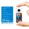 YUEHISY Mini Body Camera, Thumb Sized Wearable Action Camera, 2.7K Ultra HD 180 Adjustable Lens with WiFi APP Control, for Pet, Travel, Sports (White) view 4
