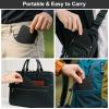 10 Slots USB Storage Case and 10 Pack 8GB Flash Drive, Portable Thumb Drive USB Holder, Tech Organizer Travel Electronics Bag, Bulk Memory Stick Pouch Computer Accessories view 3