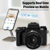 Bewinner 4K 64MP Digital Camera with 4.0 inch 16X Digital Zoom, WiFi, LED Flash, CMOS Sensor for Photography, Vlogging and Social Media view 4