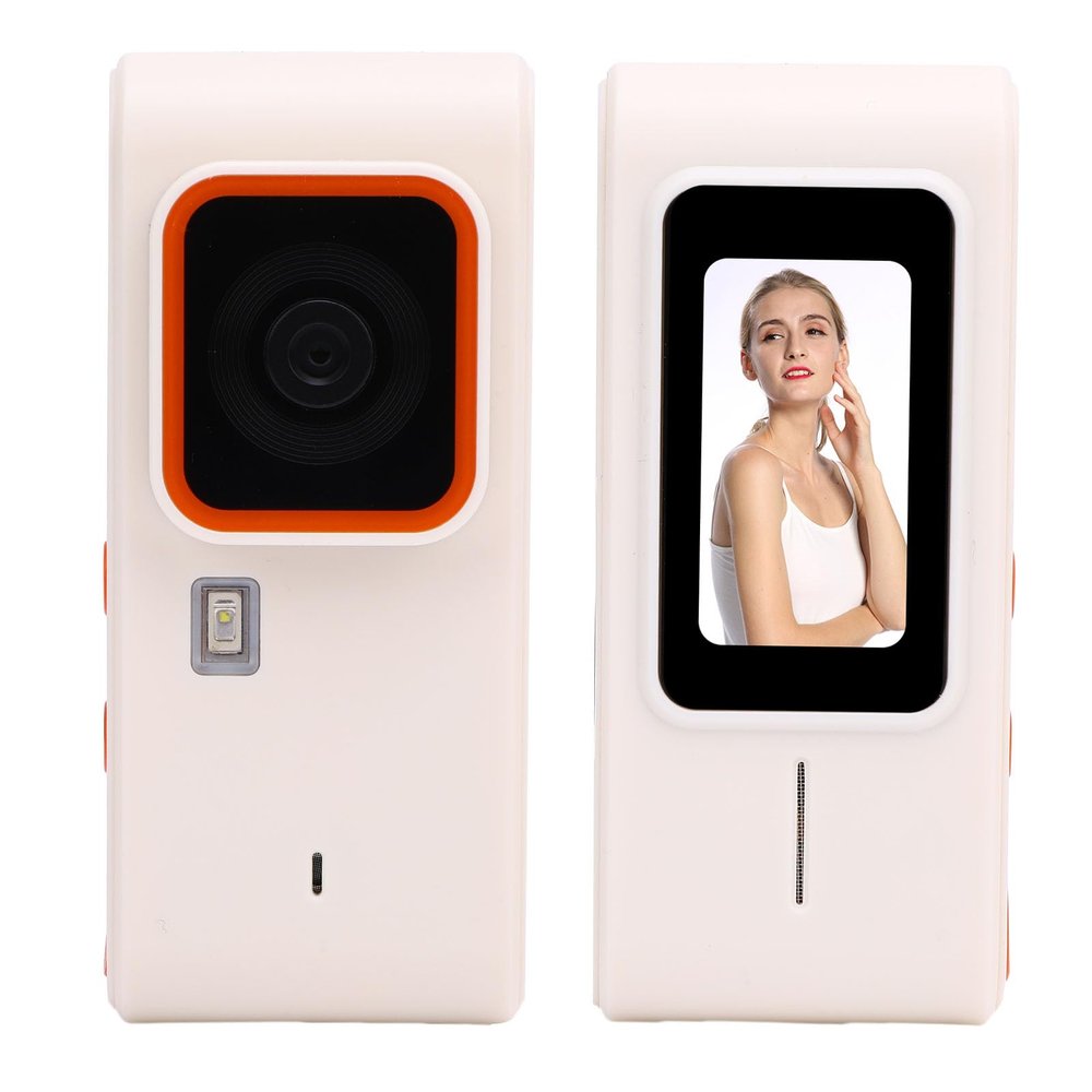 Bewinner FHD 1080P Digital Cameras for Photography, Autofocus 12MP Camera, Portable Vlogging Camera with 1.47 Inch Screen, 8 Filters Effects (White)