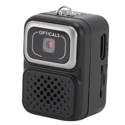 Wisoqu Mini Keychain Camera, 1080P FHD Mini Retro Digital Camera, Tiny Portable Small Cameras Vintage Compact Micro Cameras, Pocket Video Recorder with 128GB Card (Black)