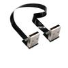 Ultra Thin Expansion Cable Ultra High Speed HD 2.0 Cable to Cable A Plug to Plug 90/270 Degree Angle Up/dow(50CM,AMUP-AMUP) view 2