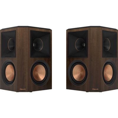 klipsch Reference Premiere RP-502S II Walnut Surround Sound Speakers (Renewed)