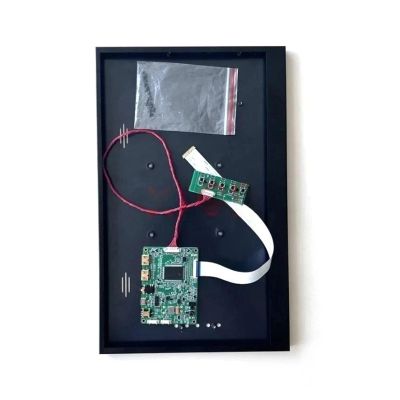 Fit N156HCE N156HHE Modification Kit EDP 30 Pin USB Micro Monitor Portable HDMI-Mini 1920 * 1080 Metal Case+Controller Board 15.6"(N156HHE-GA1 and Case)
