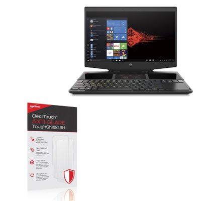 BoxWave Screen Protector Compatible With HP Omen X 2S - ClearTouch Anti-Glare ToughShield 9H (2-Pack), Anti-Glare 9H Tough Flexible Film Screen Protector