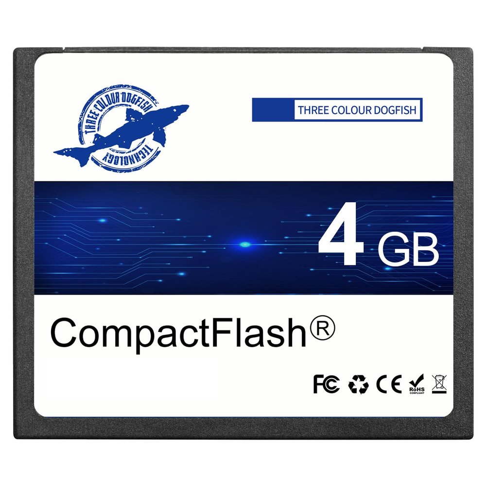 Dogfish Compact Flash Memory Card 4GB 133X CF Camera Cards for Professional Photographer, Videographer