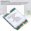 Zunate WiFi 6E Wireless Network Card for 10 11 M.2 NGFF 4200Mbps Tri Band 2.4GHz 5GHz 6GHz Adapter with 8dBi Antenna Bracket for Laptops view 4