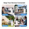 Zunate 5G WiFi 6 CPE Router with SIM Slot, 4.67Gbps Dual Band Wireless AX Network Hub, 8 Antennas, Plug & Play for Home Streaming Gaming SA NSA Support (US Plug) view 3