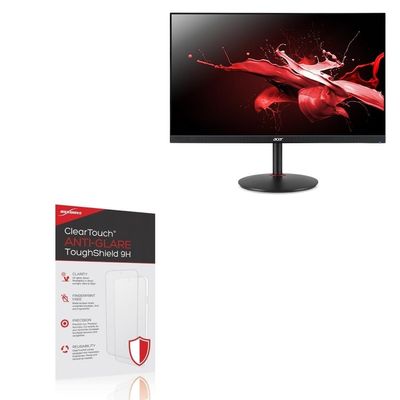 BoxWave Screen Protector Compatible With Acer Nitro XV0 (XV240Y) - ClearTouch Anti-Glare ToughShield 9H (2-Pack), Anti-Glare 9H Tough Flexible Film Screen Protector