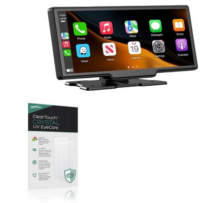BoxWave Screen Protector Compatible with Missee Portable Wireless Carplay Screen for Car (10.26 in) - ClearTouch Crystal Anti-UV EyeCare (2-Pack), Filters Out Harmful Blue Light Reduce Fatigue