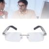 BONKZEBU Smart Glasses,Video Translation Function Polarized Smart Glasses,Stylish Appearance Intelligent AI Translation Glasses,for Social Travel (Gradient Color) view 3