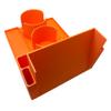 C172 Cockpit Organizer with Dual Cup Holders, Checklist Holder and Two Storage Trays (Orange) view 2
