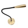 Saluaqui LED Gooseneck Wall Mount Reading Light Flexible 3W 200 Lm Output Wall Mounted Aluminum Lamp for Bedroom Dormitories view 1