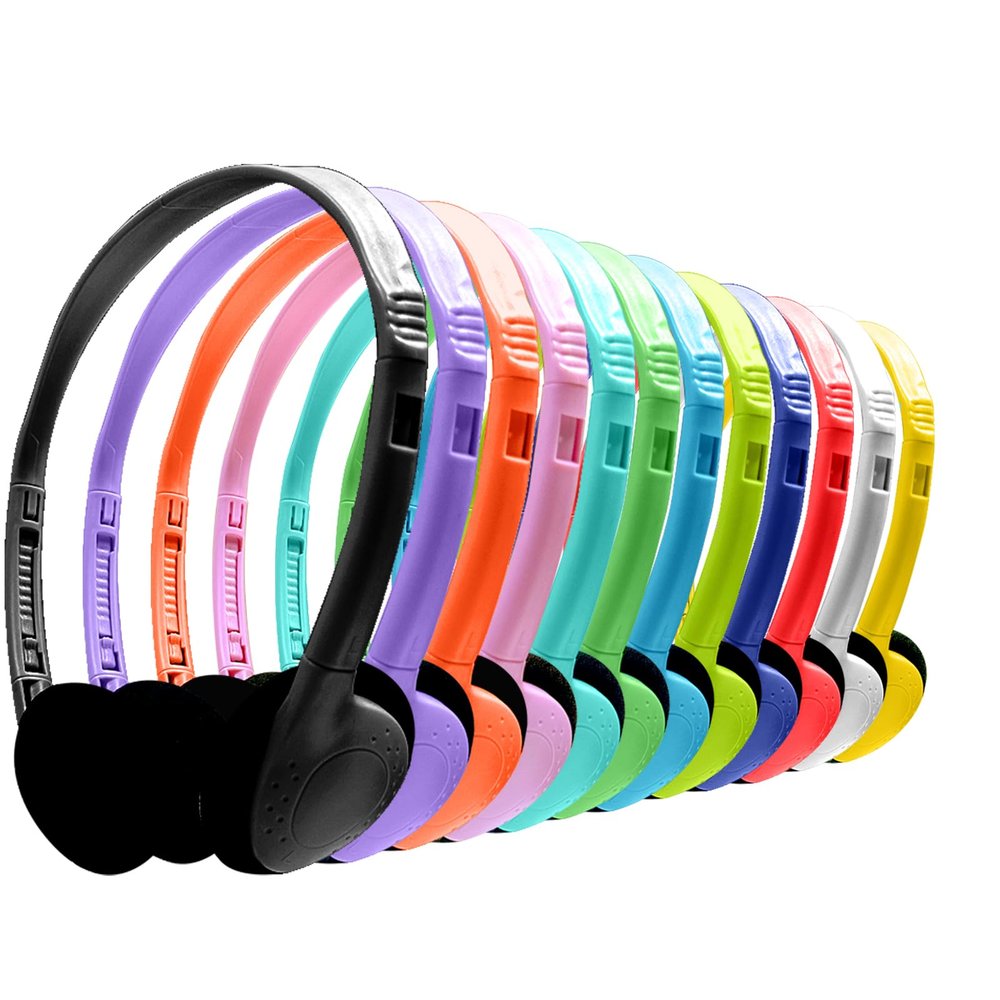 Waneni Kids Headphones Bulk 20 Pack for School Classroom Students Children Toddler Boys Girls Teen Adults