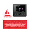 Dual Electronics MXSGH50 Marine Stereo Boat Radio | Gauge Hole Media Receiver with Bluetooth | 3.5" Full Color Screen | RGB Illumination | AM/FM/RDS/Weatherband Tuner with 30 Presets | Black | New view 3