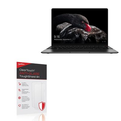 BoxWave Screen Protector Compatible With Chuwi AeroBook - ClearTouch Anti-Glare ToughShield 9H (2-Pack), Anti-Glare 9H Tough Flexible Film Screen Protector
