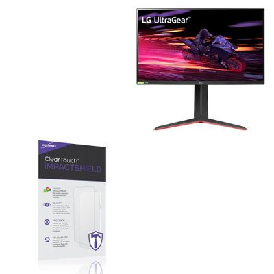 BoxWave Screen Protector Compatible With LG 27 Monitor (27GP750) - ClearTouch ImpactShield (2-Pack), Impenetrable Screen Protector Flexible Film