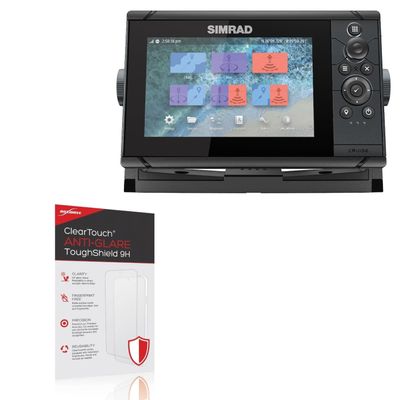 BoxWave Screen Protector Compatible With Simrad Cruise 7 - ClearTouch Anti-Glare ToughShield 9H (2-Pack), Anti-Glare 9H Tough Flexible Film Screen Protector