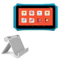 BoxWave Stand and Mount Compatible with Nabi Fisher-Price Learning Tablet - VersaView Aluminum Stand, Portable, Multi Angle Viewing Sturdy