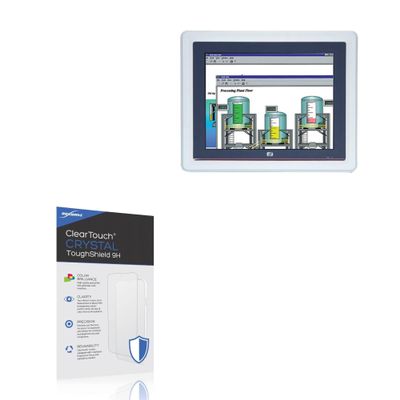 BoxWave Screen Protector Compatible With BSI Computer GOT5120T-845 - ClearTouch Crystal ToughShield 9H (2-Pack), Clear 9H Tough Flexible Film Screen Protector