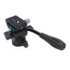 Asixxsix Tripod Fluid Head, 360 Panorama Aluminum Alloy Video Tripod Head with Handle Support 90 -70 Tilt, Max Load 11lbs, 45mm Base, 3/8 inch Screw Hole for DSLR Camera view 1
