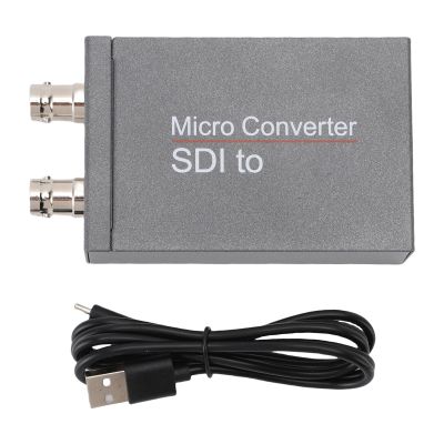 EIMSOAH SDI to HD Multimedia Interface Converter, with Out, Video Sound Adapter, for SDI Camera Projector