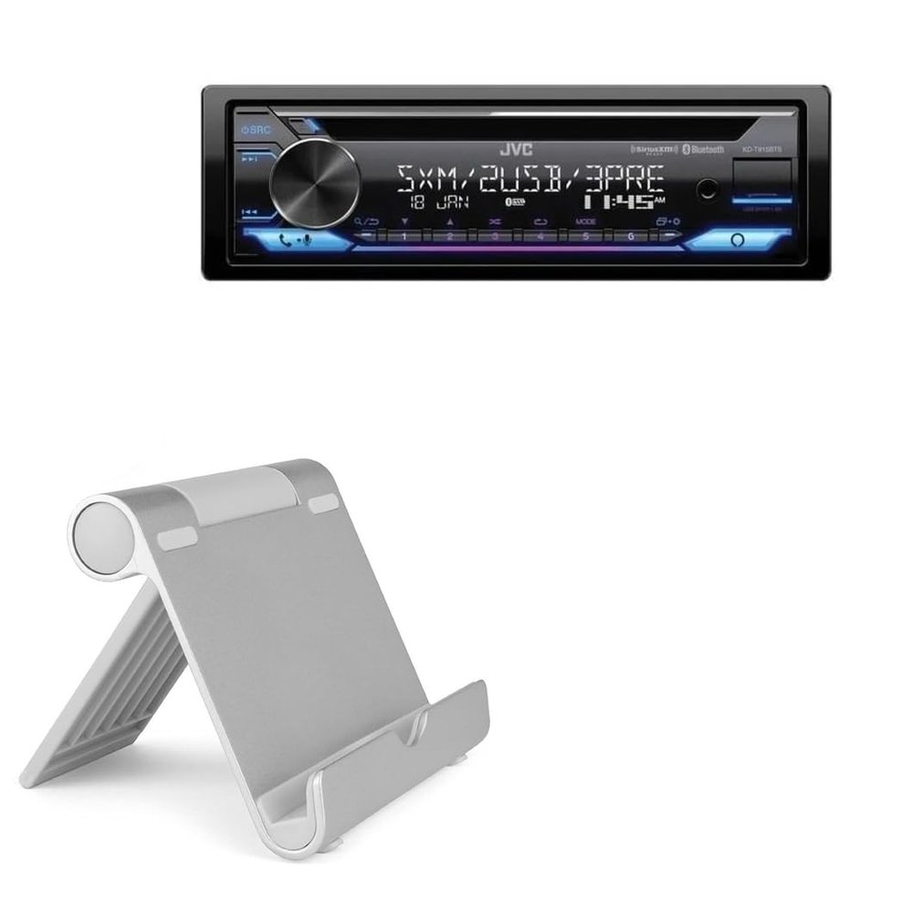BoxWave Stand and Mount Compatible with JVC KD-T915BTS - VersaView Aluminum Stand, Portable, Multi Angle Viewing Sturdy