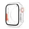 TYEMLM Screen Protector Cover for Apple Watch S10 46MM S10 42MM 45mm 44mm 40mm 41mm Hard PC Front Rear Bumper Case iwatch 10 9 8 7 SE 6 5 4 Change(Transparent,45mm) view 1