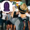 jiahesuw Multifunctional Camera Backpack Video Digital DSLR Bag Waterproof Outdoor Camera Photo Bag Case for DSLR Camera view 2