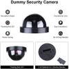 Fake Dome Security Camera Protection for Home. Dummy Fake Camera with LED Red Light No Wiring Required (Pack of 2) view 2