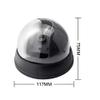 Fake Dome Security Camera Protection for Home. Dummy Fake Camera with LED Red Light No Wiring Required (Pack of 2) view 3
