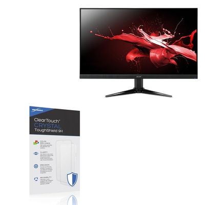BoxWave Screen Protector Compatible With Acer Nitro QG1 (QG271) - ClearTouch Crystal ToughShield 9H (2-Pack), Clear 9H Tough Flexible Film Screen Protector