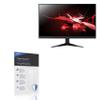 BoxWave Screen Protector Compatible With Acer Nitro QG1 (QG271) - ClearTouch Crystal ToughShield 9H (2-Pack), Clear 9H Tough Flexible Film Screen Protector view 1