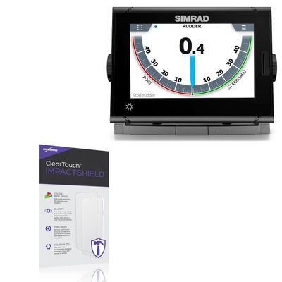 BoxWave Screen Protector Compatible With Simrad I3007 - ClearTouch ImpactShield (2-Pack), Impenetrable Screen Protector Flexible Film