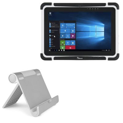 BoxWave Stand and Mount Compatible with Winmate M101P-ME - VersaView Aluminum Stand, Portable, Multi Angle Viewing Sturdy