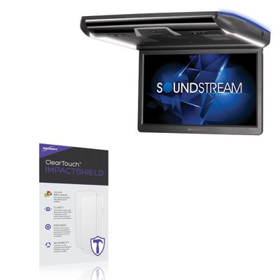 BoxWave Screen Protector Compatible With Soundstream VCM-160DMH - ClearTouch ImpactShield (2-Pack), Impenetrable Screen Protector Flexible Film