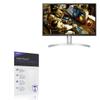 BoxWave Screen Protector Compatible with LG 27 Monitor (27UL550) - ClearTouch ImpactShield (2-Pack), Impenetrable Screen Protector Flexible Film view 1