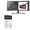 BoxWave Screen Protector Compatible with LG 34 Curved Monitor (34WL85C) - ClearTouch ImpactShield (2-Pack), Impenetrable Screen Protector Flexible Film view 1