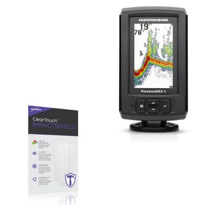 BoxWave Screen Protector Compatible With Humminbird PiranhaMAX 4 PT - ClearTouch ImpactShield (2-Pack), Impenetrable Screen Protector Flexible Film