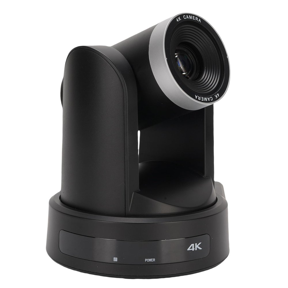 Bewinner Professional 4K PTZ Conference Camera with 12x Optical Zoom, AI Tracking and 255 Presets, Visca/Pelco Support, Plug and Play for Room (US Plug)