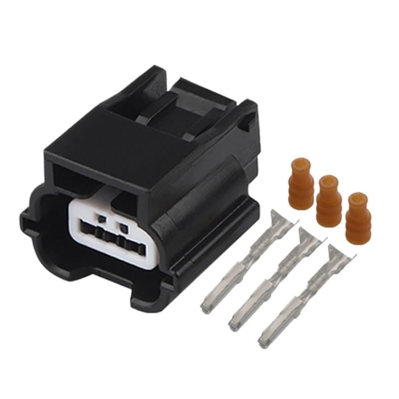 HUABAO 1/5/10/20/50 Sets 3pin 7282-8852-30 7283-8852-30 Car Electrical Wire Reversing Radar Connector(3p Female,1 Set)